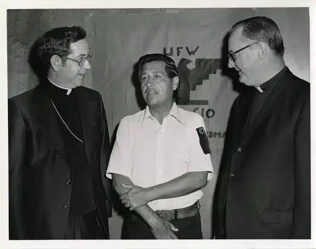 george higgins and cesar chavez - Bucks County Beacon - Will Pope Leo XIV Revive the US Catholic Church's Legacy of Support for Migrant Farmworkers and Organized Labor?